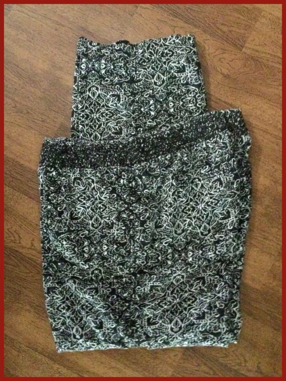 Floral Print Pants, sz 10P